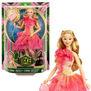 NIB Glinda Ballroom Mattel Barbie Doll Toy with Accessories